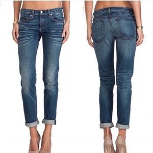 Rag & Bone The Dre Boyfriend Low Rise Slim Skinny Jean in Bradford Sz 26